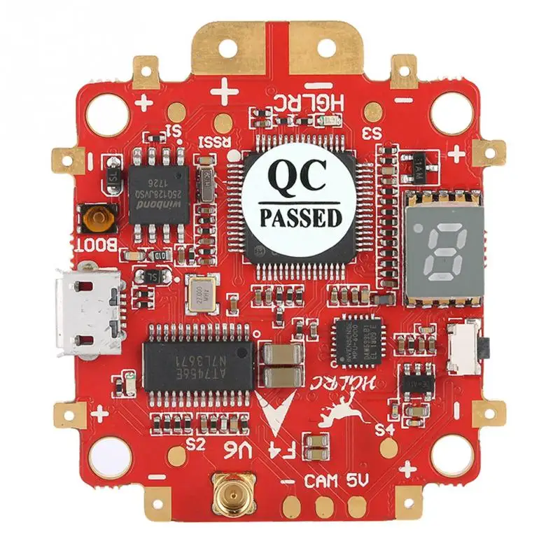 F4 V6 PRO Контроллер полета 58GHZ 48CH 025100200400600mW VTX передатчик w 5V BEC PDB для FPV Drone RC часть |
