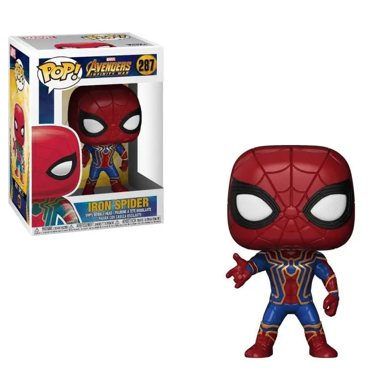 Funko-POP-The-Marvel-Avengers3-Infinity-War-Spider-Man-PVC-Action-Figure-Collected-toys-for-Children