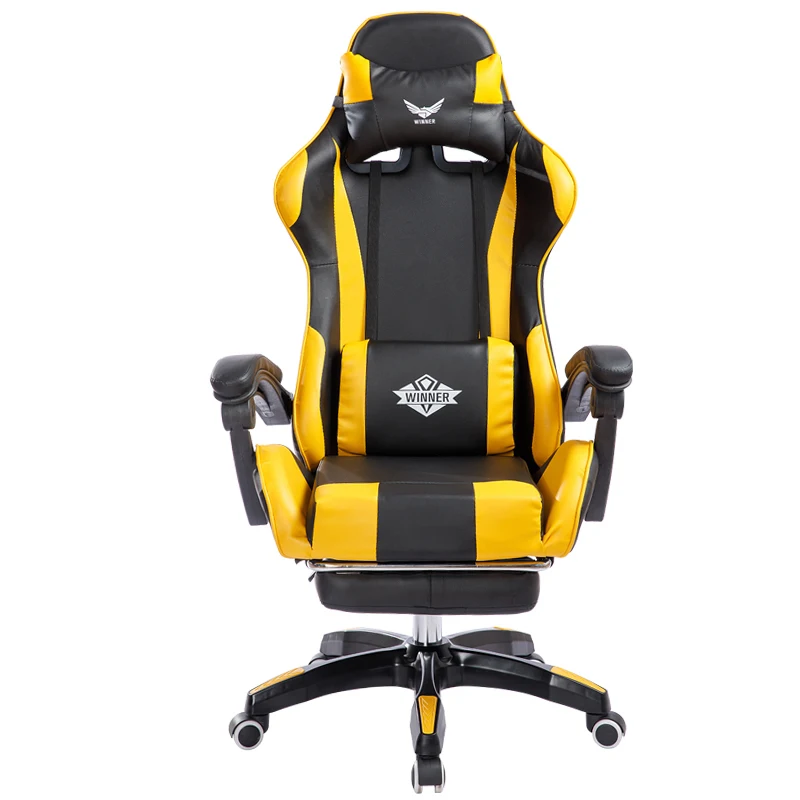 

Reclining Office Chair with Footrest Lifted Rotated E-sports Gaming Chair Household Multi-function Computer Chair with Massage
