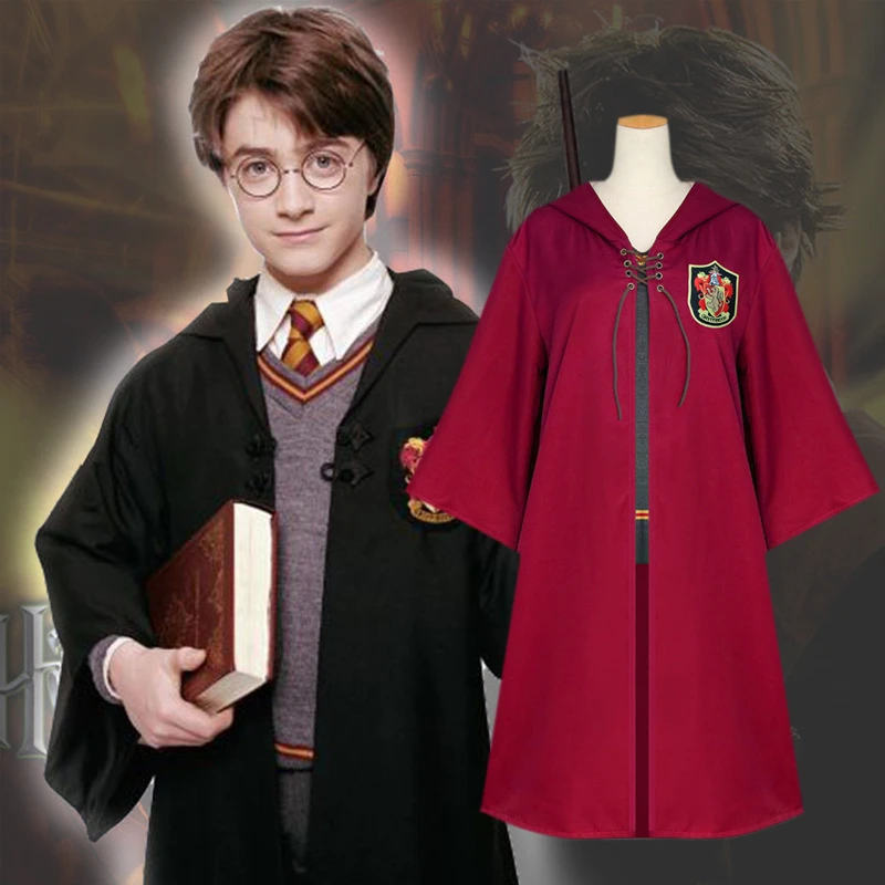 Potter Hogwarts Zwadderich Zwerkbal Wedstrijd Pak Cloak Prestaties Kleding Cosplay Kostuum| | - AliExpress