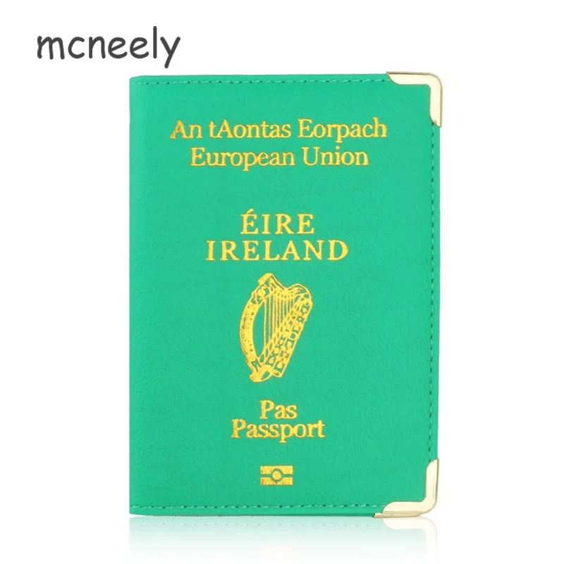 Горячая Распродажа, ирландский дорожный держатель для паспорта, защитный чехол для ирландской кожи, Обложка для паспорта, Бизнес& кредитный держатель для карт чехол