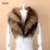 NGSG Real Fox Fur Scarf Women Men Striped Winter Warm 80-90CM Long Tail Scarf Fashion Luxury Collar Scarves Wraps Female W001