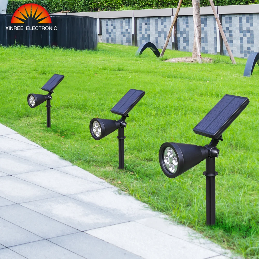 

XINREE 4PCS Dual-use Garden Solar Light Solar Lamp Outdoor Motion Sensor Led Light Energia Solar Lawn Wall Garden Light