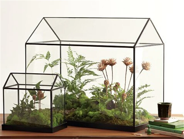 Cool Mini Handmade Tabletop Glass Green Houses,Small Arched Greenhouse  Wardian Case Miniature Landscape Garden Terrarium|glass green house|garden  terrariumwardian case - AliExpress