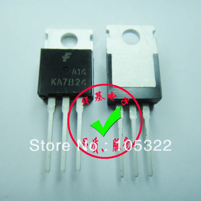 Envío gratis nueva FAIRCHILD Transistor KA7824 A7824 7824 Aerotron A