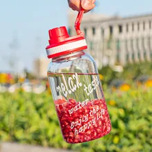 Креативная стеклянная чашка портативная большая емкость 1000 мл фильтр для чашки чая с крышкой девушка цветок чай Спортивная бутылка для воды