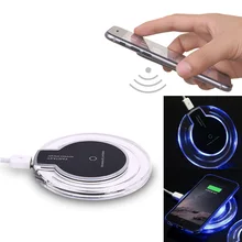 Free shipping LED Qi Wireless Charger pad For iPhone Samsung Galaxy S6 S7 S3 S4 Note2 Nexus Wireless charging Transmitter Pad