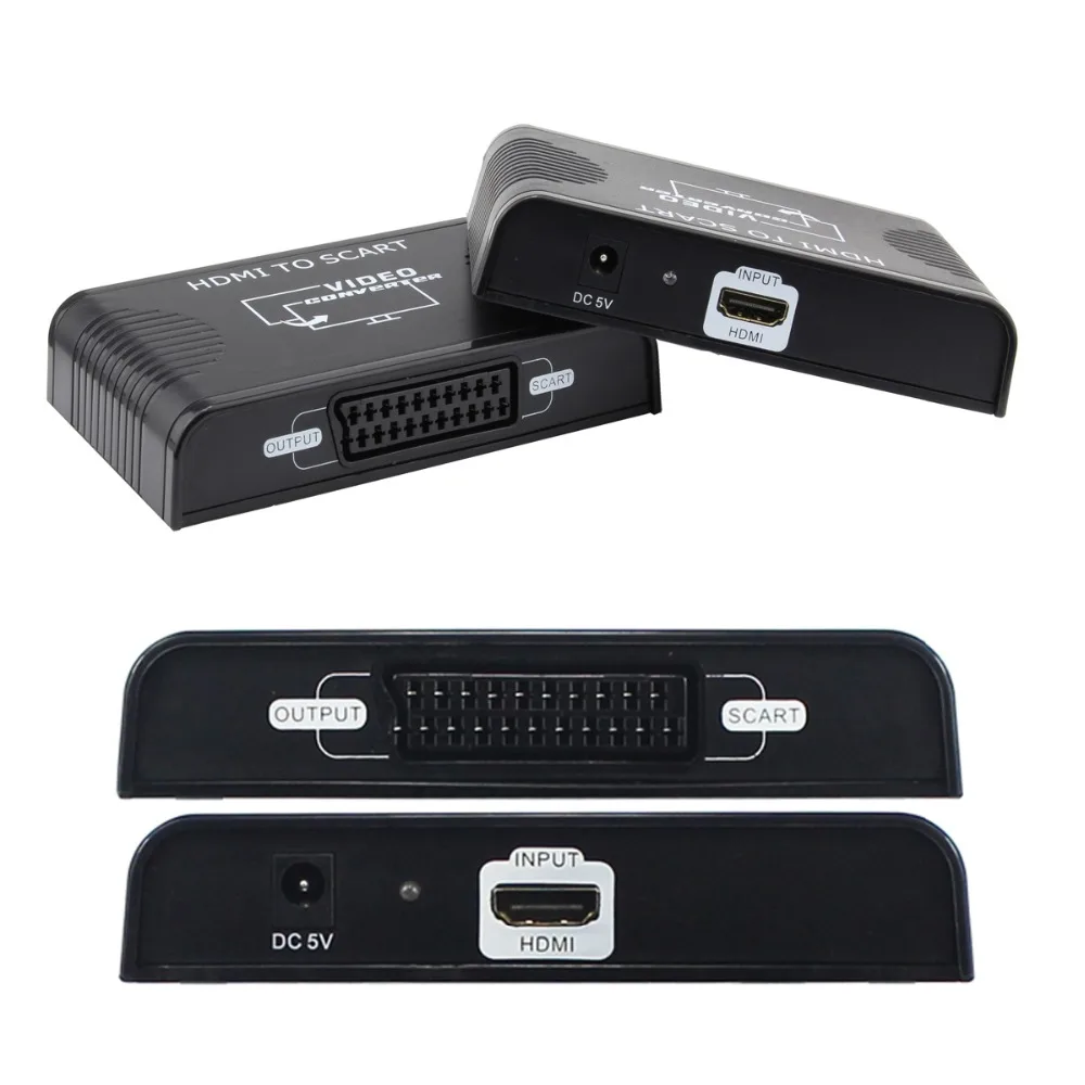 HDMI TO SCART Converter HDMI to Scart converter HD to Analog for Composite Video Signal + Stereo Audio Signal output PAL 1080P HDMI TO SCART Converter HDMI to Scart converter HD to Analog for Composite Video Signal + Stereo Audio Signal output PAL 1080P