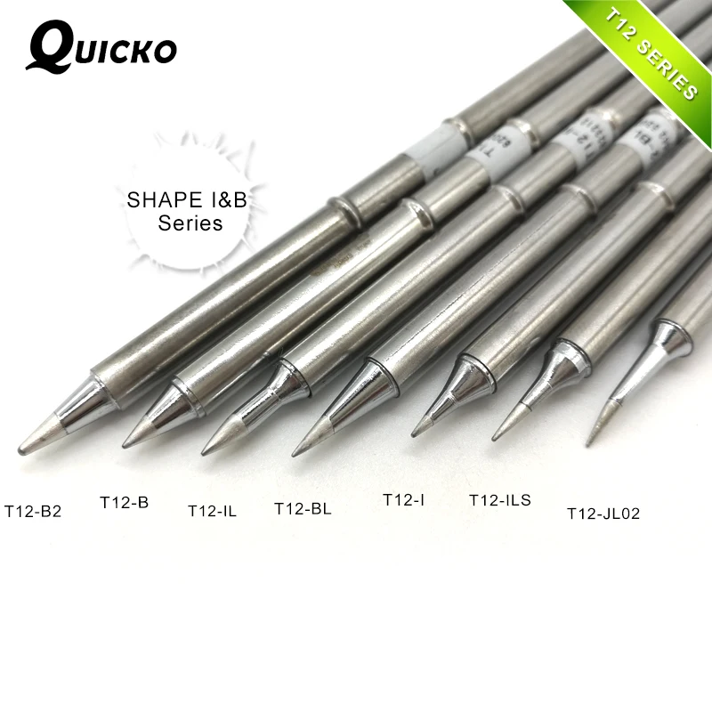 SHAPE I&ampB series T12-B2 T12-B IL T12-BL T12-I ILS JL02 T12 Iron Tip For FX951 STC AND STM32 OLED Soldering Tip/stinger/sting |