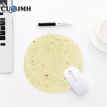 ホットケーキパターン食品マウスパッドラウンドマウスパッドオフィスパッドゴムコンピュータ抗スリップテーブルマット学習室 pc(China)