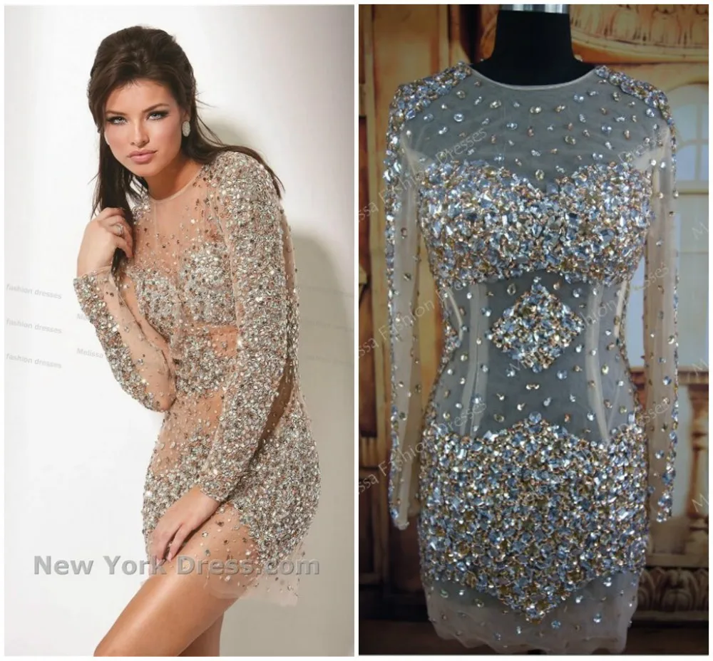 See through fabric dress Clearance