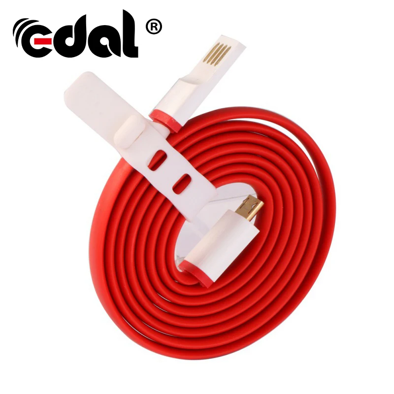 

Original For OnePlus Universal Micro USB Fast Charging Data Cable Sync Double Side Flat Cables Cord for One Plus One / 1 + X