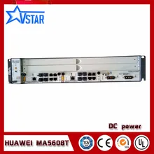 Mini OLT MA5608T Huawei original GPON OLT,DC Optical Line Terminal with ONE GPBD, 2U height