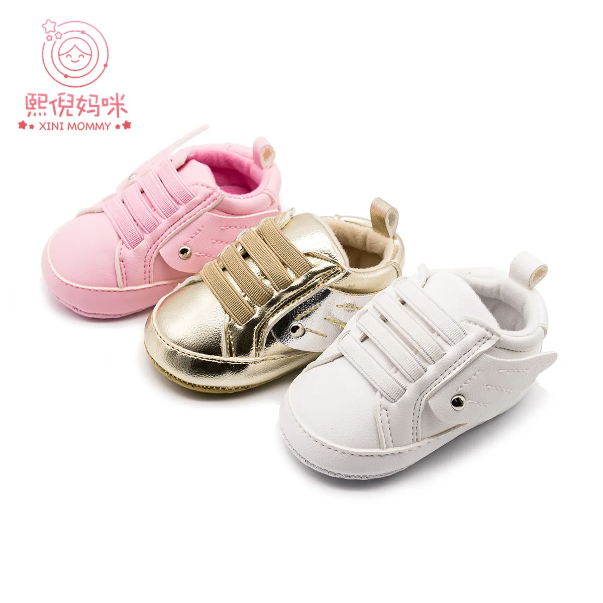 

XINI MOMMY Spring, autumn, summer PU Solid infant girl boots uggs boots bow for toddler girls lentejuelas infant shoes YT87