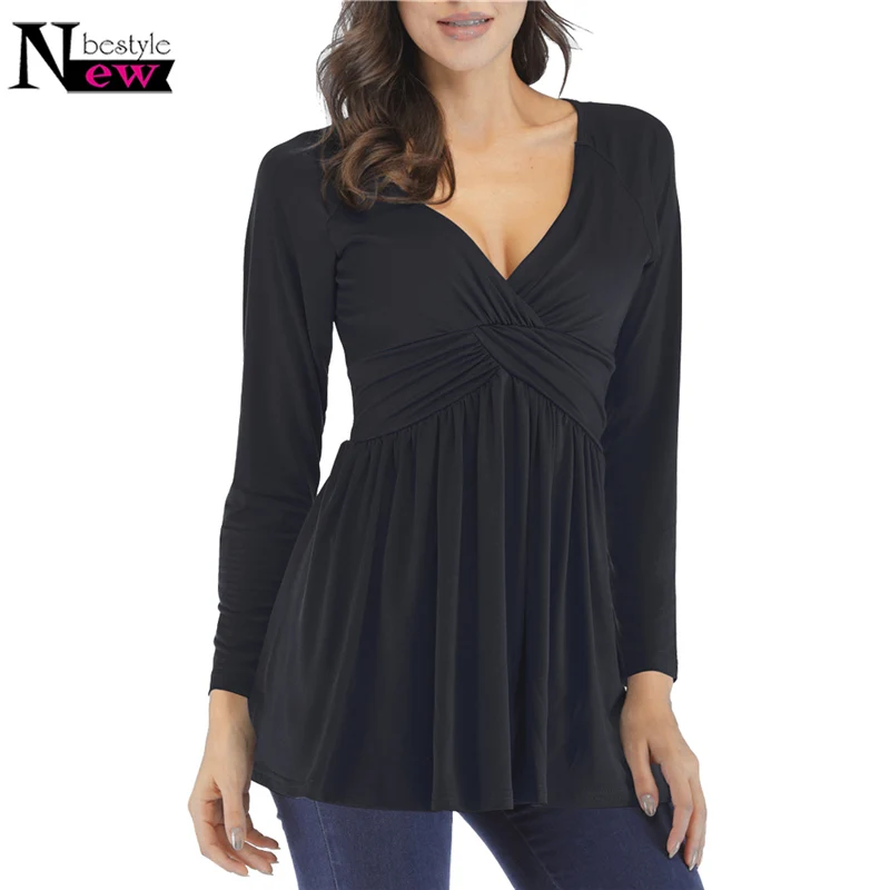 

Womens Tops and Blouses Female Plus Size Shirt Tees Casual Long Sleeve Blouses Women Tops Sexy Blouses blusas mujer de moda 2019