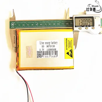 

Good Qulity Liter energy battery 3.7V,10000mAH 9070130 Polymer lithium ion / Li-ion battery for tablet pc BANK,GPS,mp3,mp4