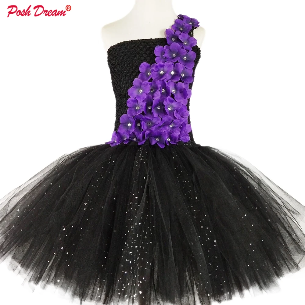 

POSH DREAM Princess Flower Girl Dress Summer Tutu Wedding Birthday Party Kids Dresses For Girls Children's Costume Teenager