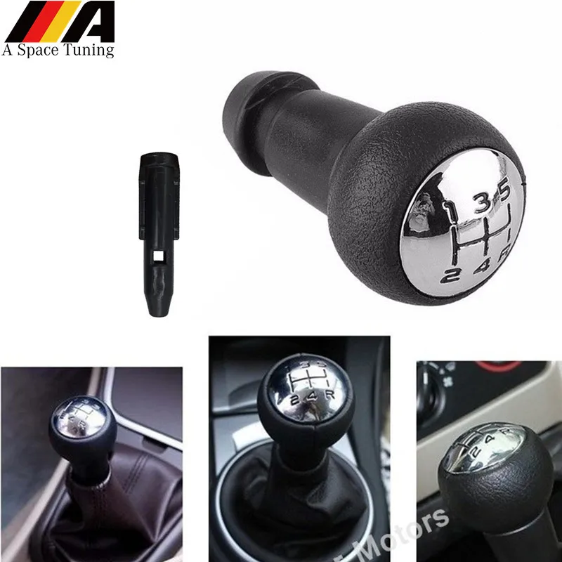 

Gear Shift Knob Stick + Lever Adapter Car Accessories For Peugeot 206 306 307 308 408 508 3008 Citroen Elysee Sega Saxo C2 C3 C5