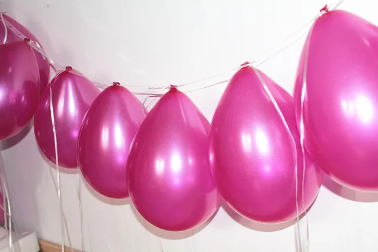 SL3300 20 шт ярко-розовые воздушные шары вечерние украшения глобусы латексные шарики для свадебного украшения надувной шар 7 дюймов 2,2 г B76