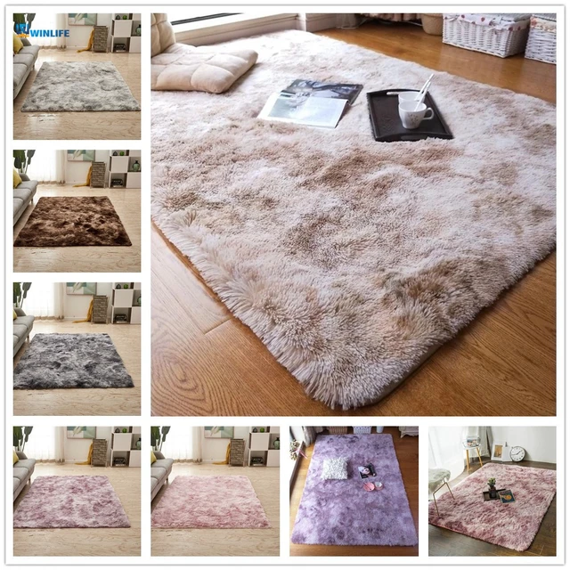 200*180cm Large Plush Carpet Living Room Decoration Fluffy Rug Thick  Bedroom Carpets Anti-slip Floor Soft Lounge Rugs Solid Mat - AliExpress