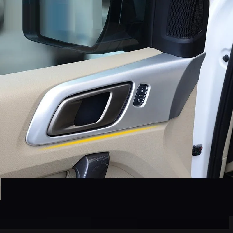 

Car Control System Interior Promote Automobile Chromium Auto Modification Trim Parts Accessory Decoration 18 19 FOR Ford Everest