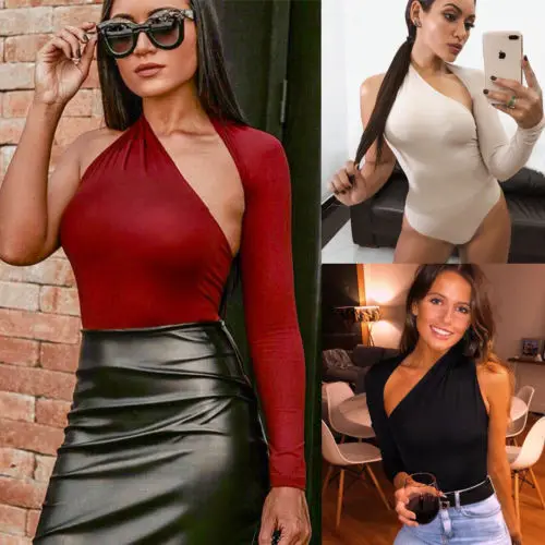 Новые пикантные однотонные Для женщин с длинным рукавом Тощий Bodycon бинты