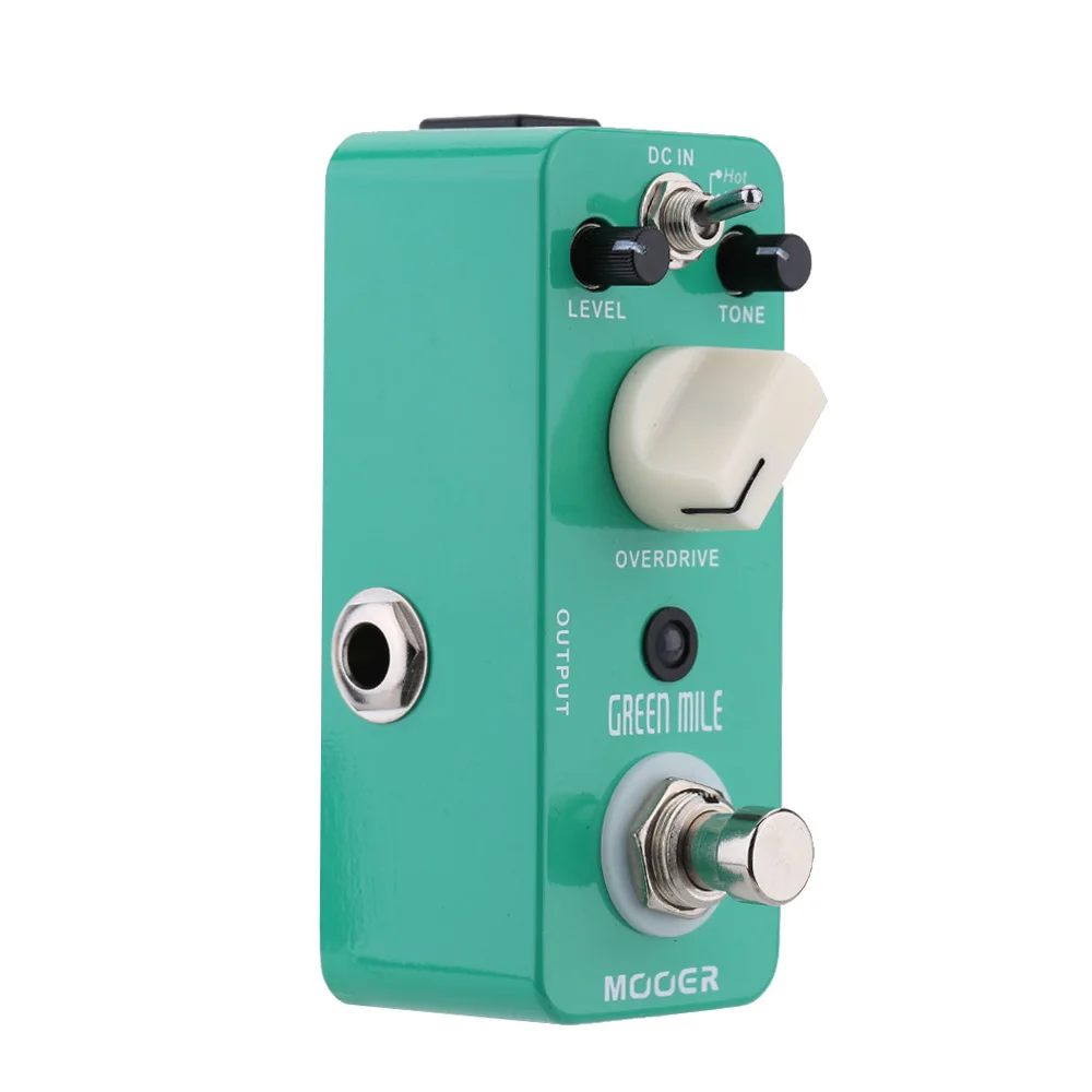 Mooer Green Mile Micro Mini Overdrive педаль эффектов для электрогитары True Bypass