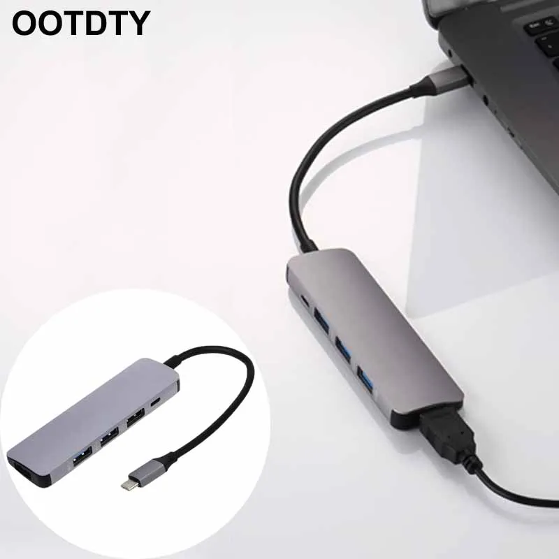 USB 3,1 Тип C до 4 портов USB 3,0 адаптеры концентраторы Multi-function Charge для ноутбука