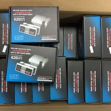 DHL 40 шт. поступление Мини ТВ портативная Ретро игровая консольная видеоигра консоль с 620 классическими играми встроенный PAL и NTSC