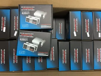 

DHL 40pcs Arrival Mini TV Handheld retro Game Console Video Game Console with 620 classical games Built-in PAL&NTSC