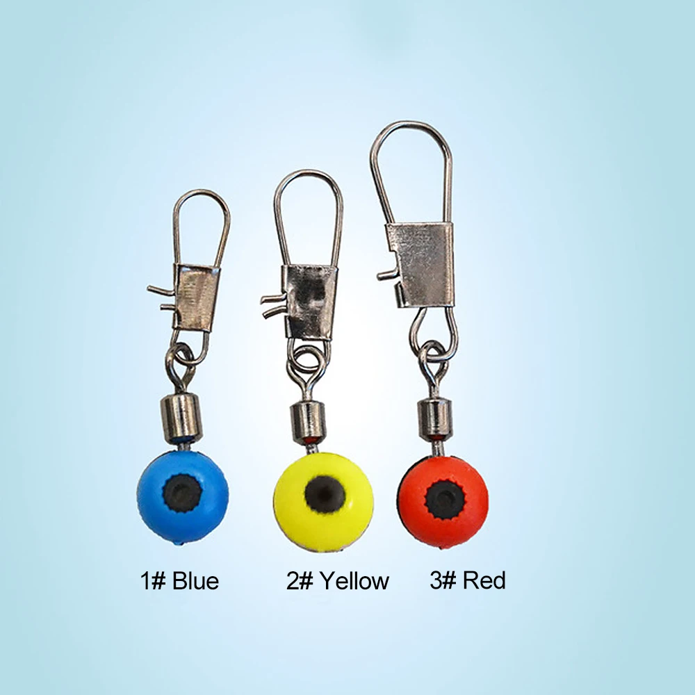 10pcs/lot Fishing Float Space Beans fishing swivels hook Connector Fishing  Line Hook - AliExpress