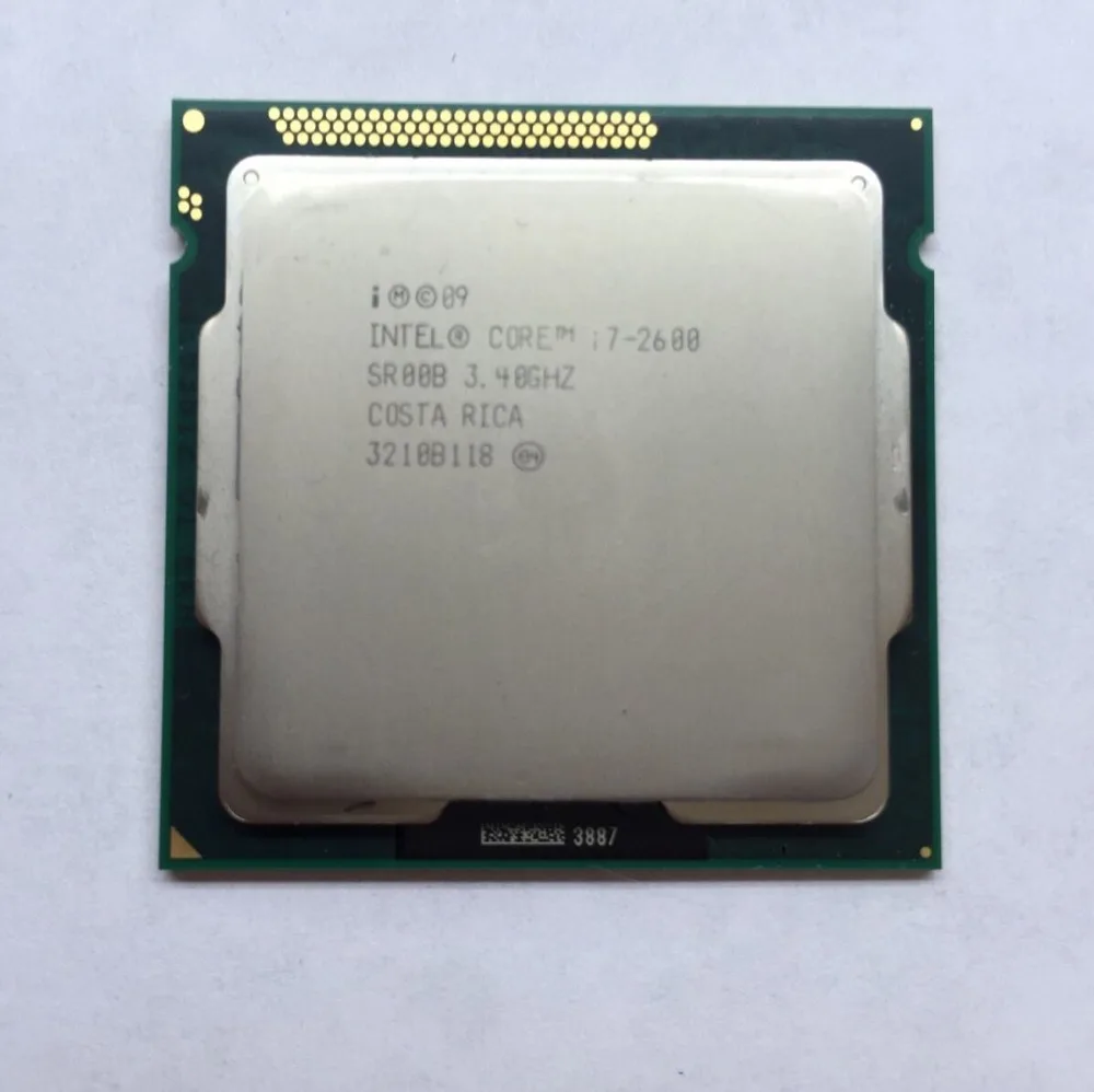 Intel Core i7 2600 3,4 ГГц четырехъядерный процессор 8MB 5GT/s SR00B LGA 1155 cpu i7-2600