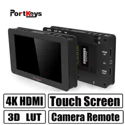 PortKeys LH5T 5 "4 K HDMI сигнал поддержка сенсорного экрана камеры контроль на камере полевой монитор с 3D LUT, черный