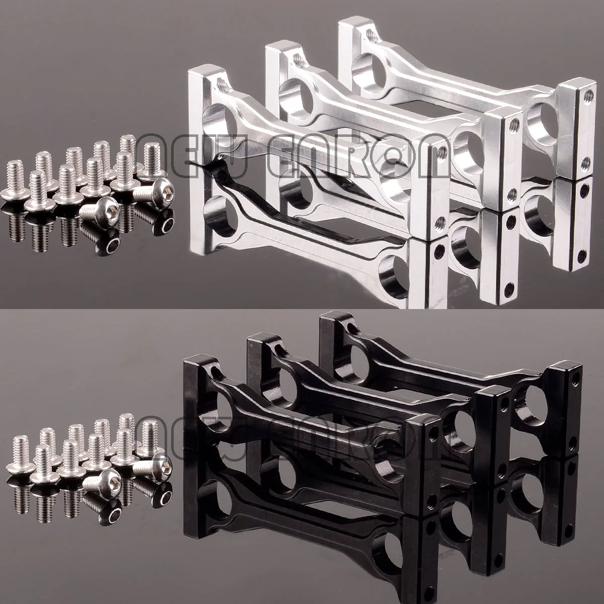 

TRU009 3PCS ALUMINUM MIDDLE CHASSIS MOUNT TAMIYA TRACTOR TRUCK 56301 56304 56309 56314