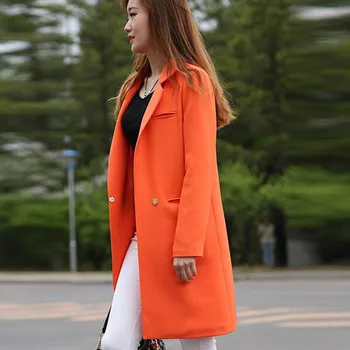 

2019 Autumn Winter Work Office Blazers Plus Size 3XL Blazer Women Suit Jacket Female Fashion Elegant Long Blazer Femme LM058