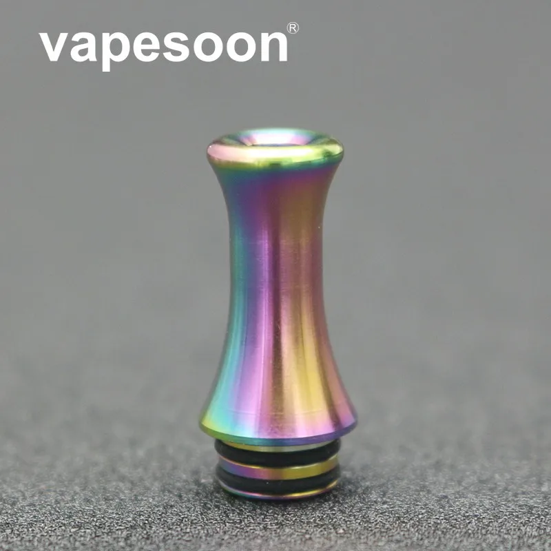 Нержавеющая сталь 510 MTL капельный наконечник для Nautilus 2 S/Nautilus 2/Flash E-Vapor V4 V4.5/Ehpro True MTL RTA/Nautilus Mini Tank - Цвет: Rainbow