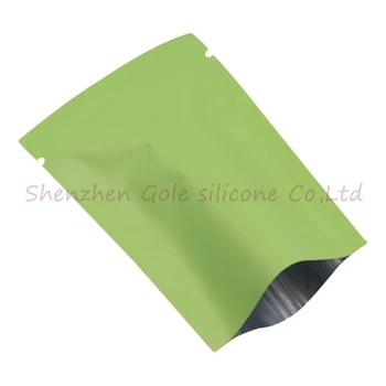 

2500pcs/lot Matte Glossy Flat Open Top Aluminum Foil Bag Vacuum Heat Seal Packaging Pouches Food Coffee Tea Mylar Foil Bag