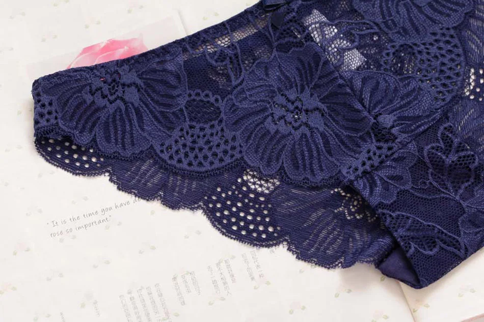 Fashion Hot Sexy Lace Women Underwear Girl Lady Panties Lingerie Underwear Cotton Sexy Lace Plus Size Transparent Seamless 29