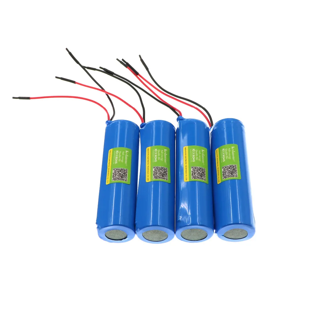 

2 PCS 3.7 V / 4.2 V for Kedanone new 18650 3000 mah Rechargeable lithium-ion Battery Pack is negative wire+ Free shipping