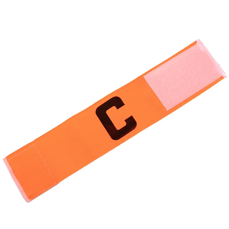 

Promotional Football Soccer Flexible Sports Adjustable Player Bands Fluorescent Captain Armband New 2018