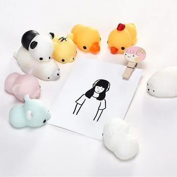 

Random 10PCS/LOT Squeeze Slow Rising Kawaii Cute Animal Hand Toy Decor DIY Squeeze TOYS