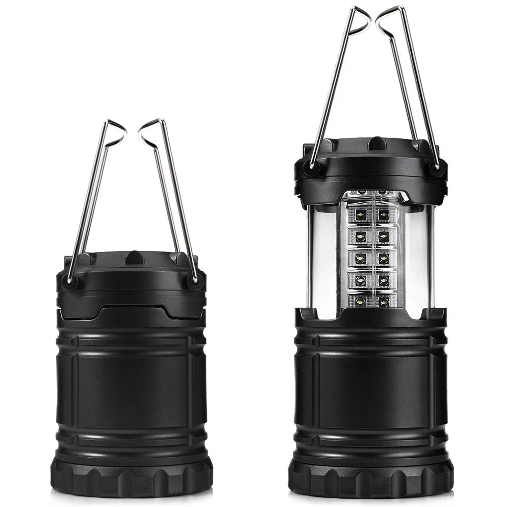 30 LED Hand Lamp Portable Led Light Solar Collapsible Camping Lantern