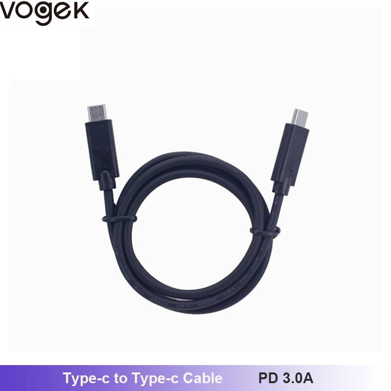 

Vogek USB Type C to USB C Cable 1.5M for Samsung Galaxy S9 Redmi Note 7 Support PD QC3.0 3A Quick Charge Cable for MacBook Pro