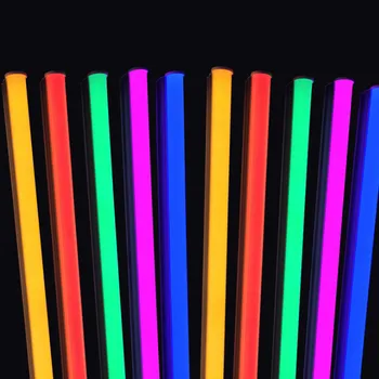 LED 스위치 T5 T8 튜브 조명, LED 형광 튜브, 벽 램프, 화이트, 따뜻한 핑크, 그린, 블루, 식물 램프 스포트라이트, 30cm, 60cm