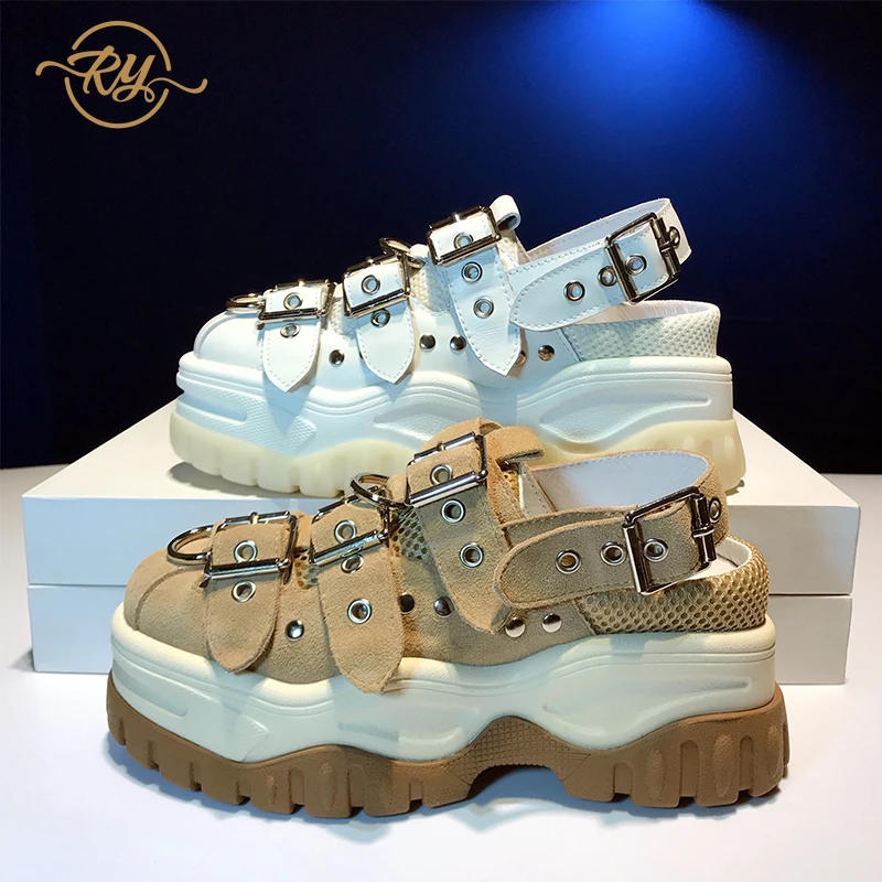 RY RELAA sandalias mujer 2018 роскошная дизайнерская обувь для женщин высокий каблук сандалии