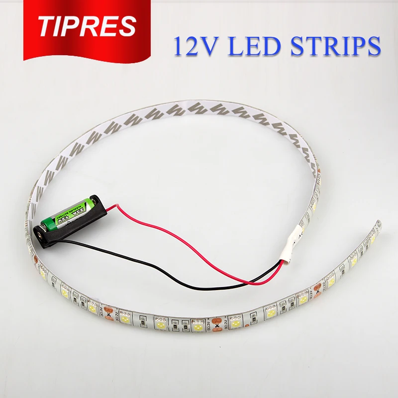Светодиодная лента на батарейках 5050 SMD 50 см 30 теплый белый/холодный белый