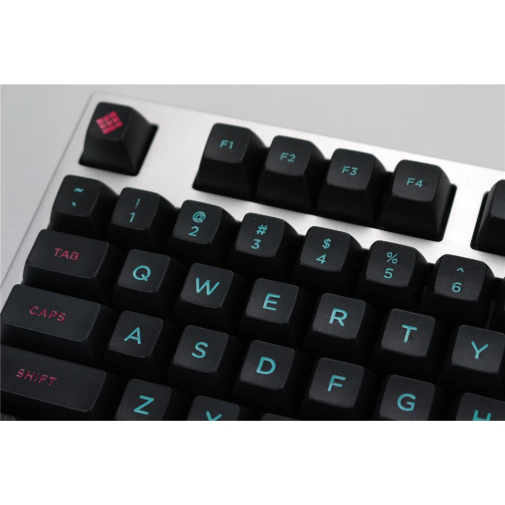 MP SA PBT Keycap Miami Выгравированные цветные шрифты Cherry MX Переключатель keycaps для