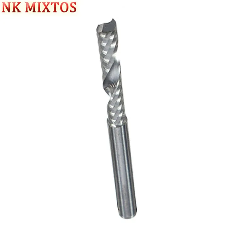 

Free Shipping Good 1PC 3.175*3*17mm Cnc Bits Single Flute Spiral Router Carbide End Mill Cutter Tools