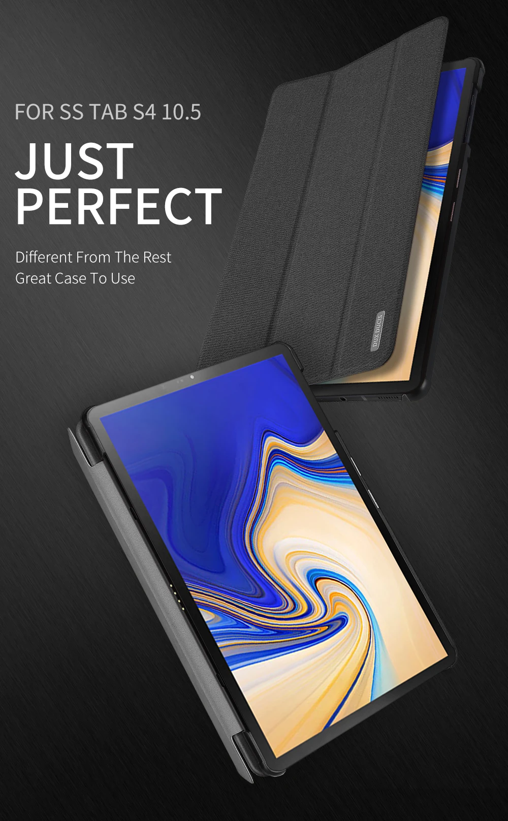 Чехол для samsung Galaxy Tab S4 10,", Роскошный чехол из искусственной кожи, умный флип-чехол для samsung Galaxy Tab S4 T830 T835, 10,5 дюймов