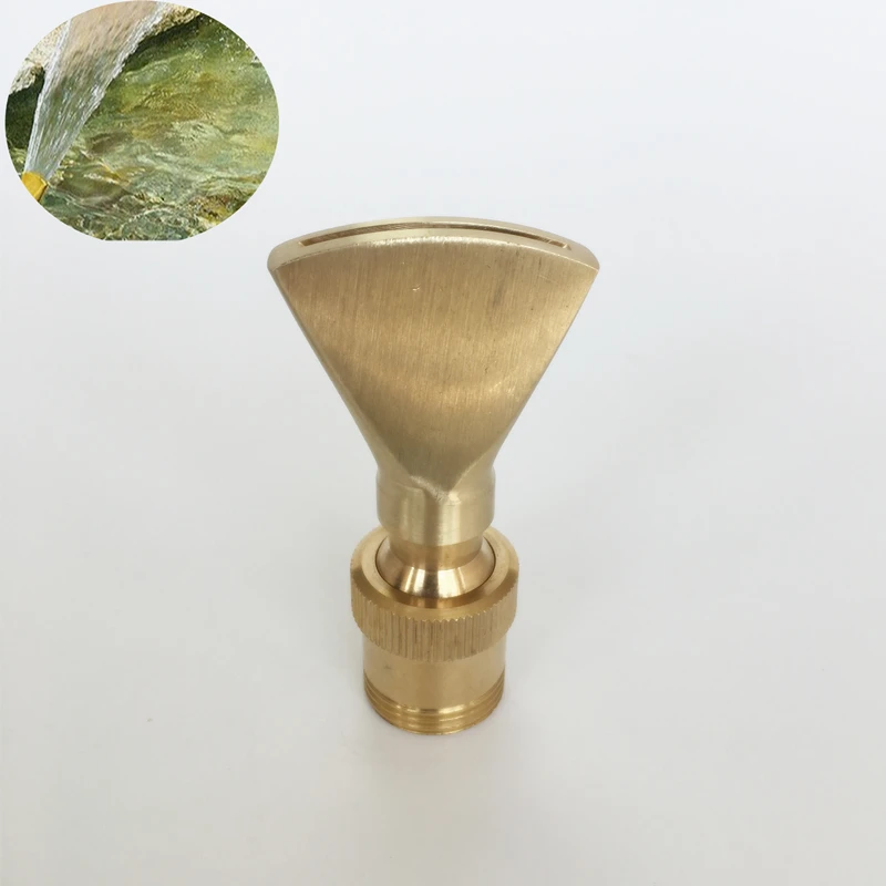 

1/2" 3/4" 1" 1.5" 2" Duck Tail Brass Fountain Nozzles Fountain Pool Nozzles